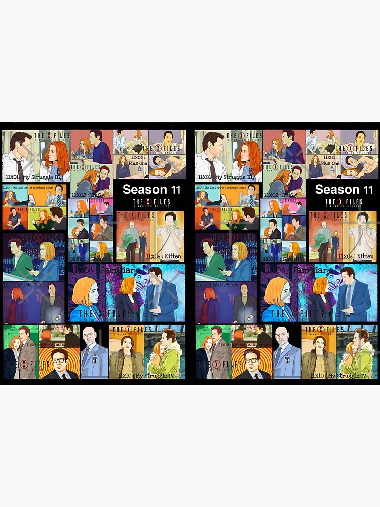 The X files season 11 all the episodes ( more 70 designs XFiles in my shop) by MimieTrouvetou