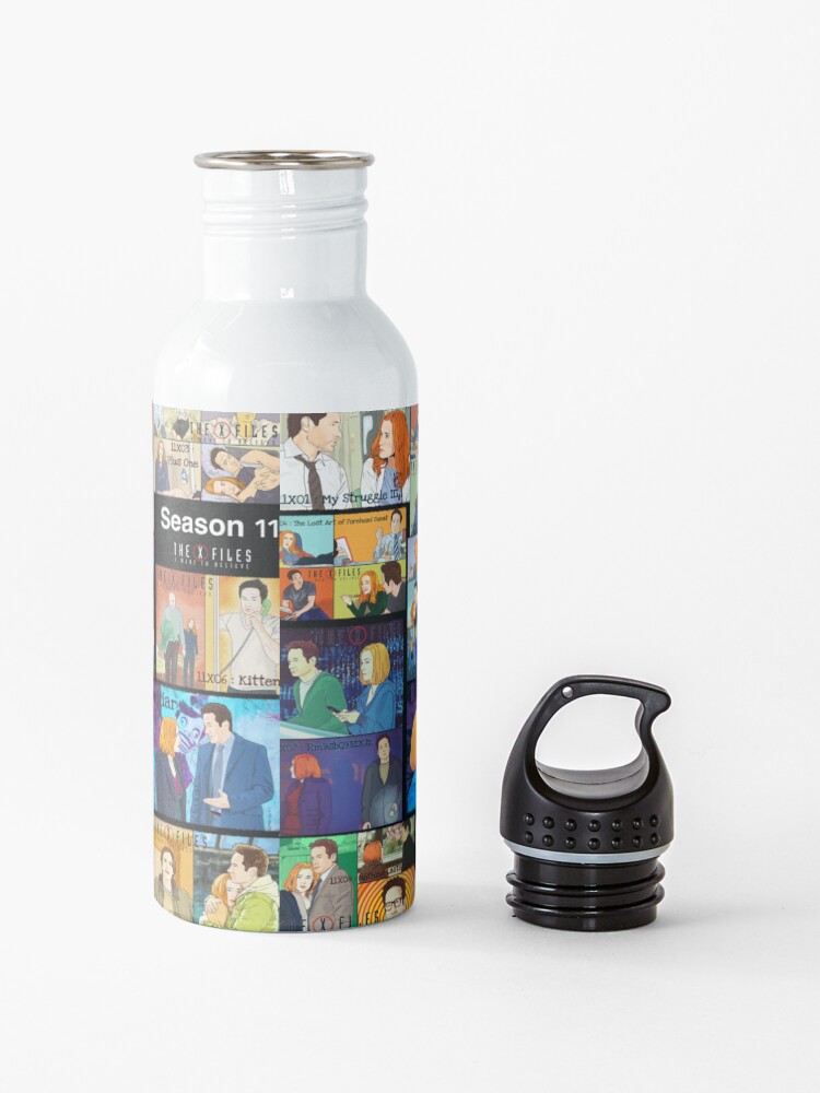 Alternate view of The X files season 11 all the episodes ( more 70 designs XFiles in my shop) Water Bottle