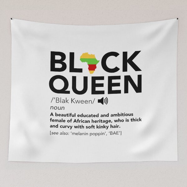 Item preview, Black Queen Definition - African Pride Melanin Educated designed and sold by JukeLox.