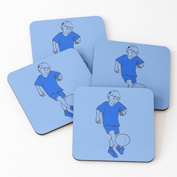 Item preview, Soccer Boy in Blue  designed and sold by MonicaArtist.
