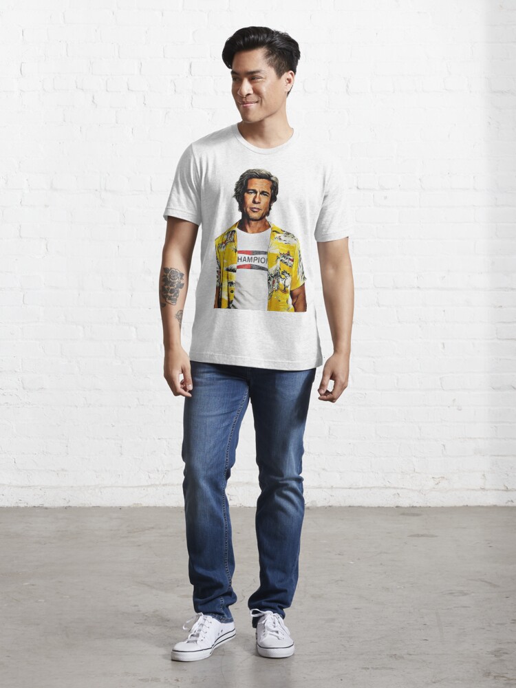 "brad pitt once upon a time in hollywood" Tshirt for Sale by tinahduff Redbubble once
