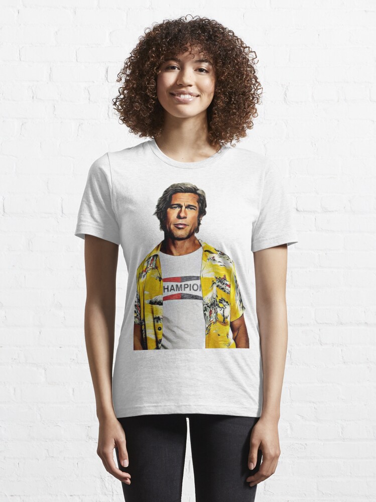"brad pitt once upon a time in hollywood" Tshirt for Sale by tinahduff Redbubble once