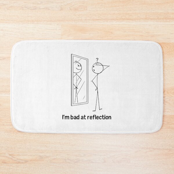 Item preview, Mirror man bad reflection funny designed and sold by Mykadodo.