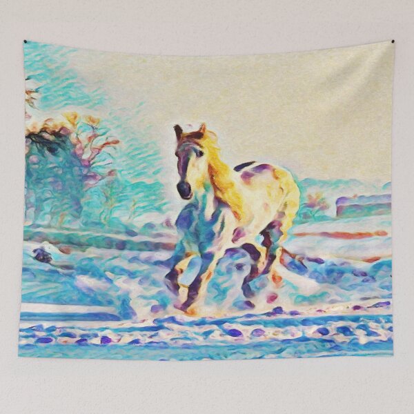 Item preview, I Dreamt A White Horse In Winter | Painting  designed and sold by Christopher Taylor.