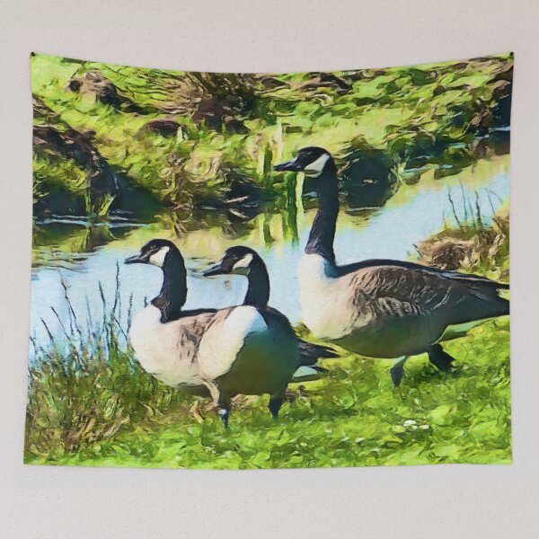 Item preview, Canada Geese Dream | Painting  designed and sold by Christopher Taylor.