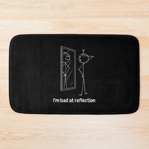 Item preview, Mirror man bad reflection funny designed and sold by Mykadodo.