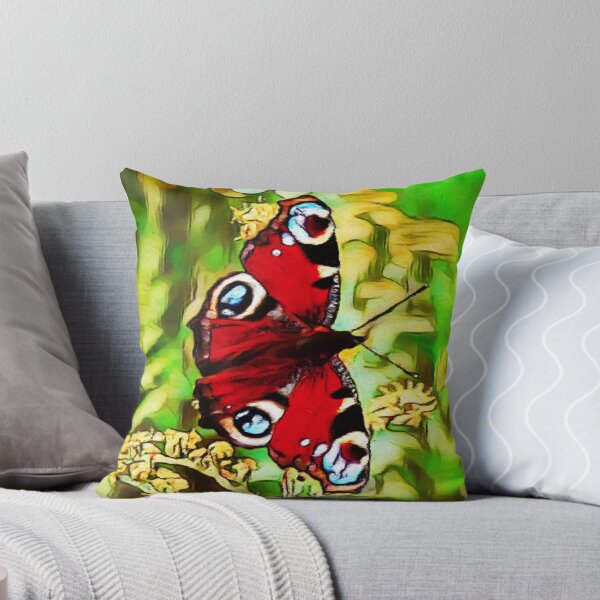 Item preview, Peacock Butterfly Dream | Aglais io - Oil Painting  designed and sold by Christopher Taylor.