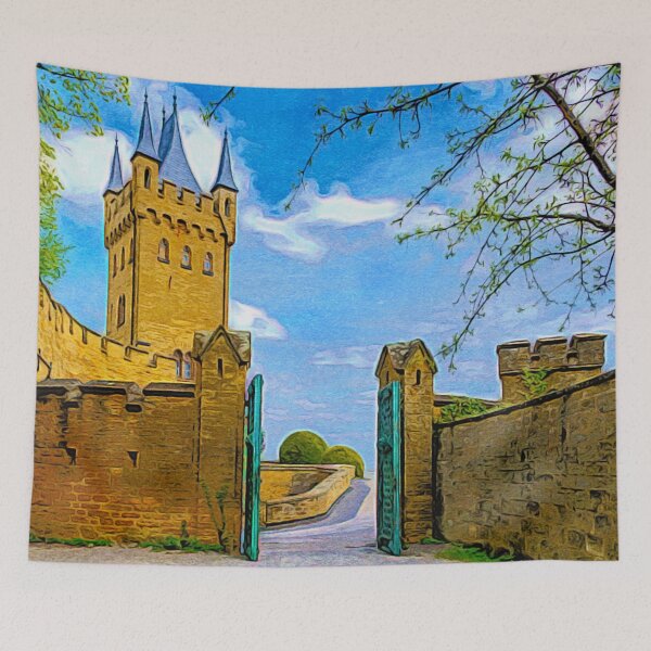 Item preview, The Gates Of Hohenzollern Castle designed and sold by Christopher Taylor.