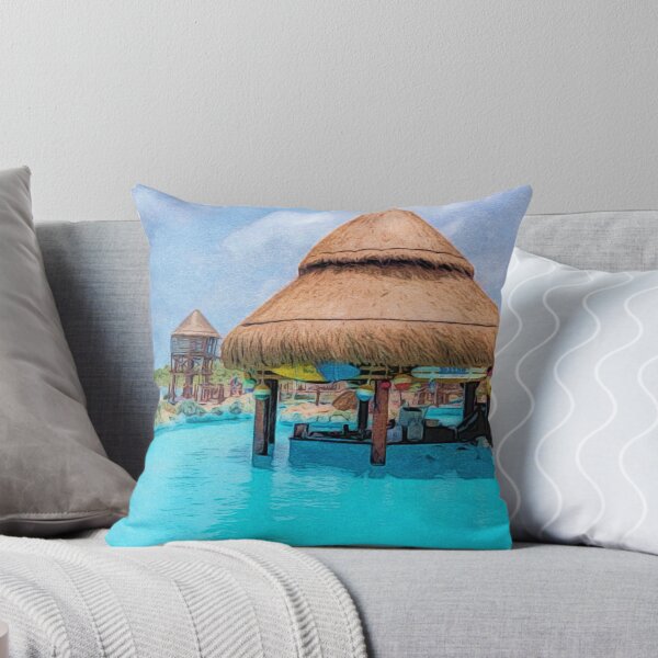 Item preview,  Swim up bar at Costa Maya | Painting designed and sold by Christopher Taylor.