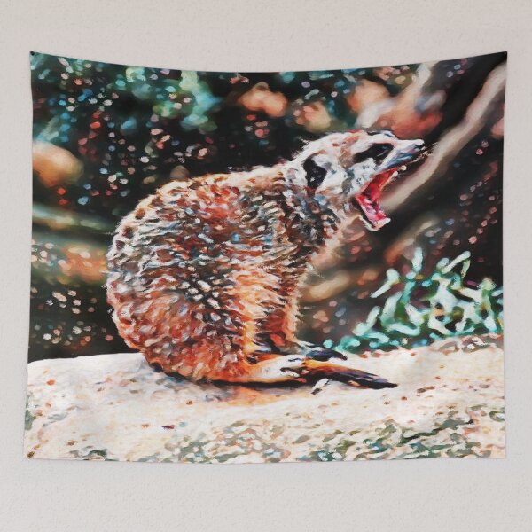 Item preview, Meerkat Rage | Painting  designed and sold by Christopher Taylor.