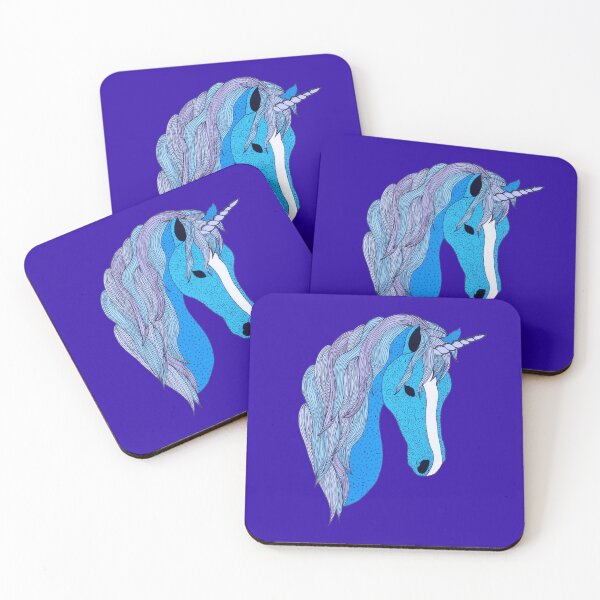 Artikelvorschau, "Blaues Einhorn" entworfen und verkauft von Karen Todman -Aroca Designs-.