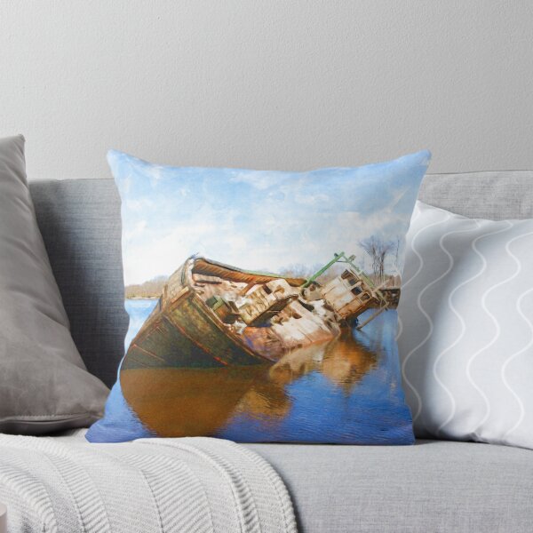 Item preview, Shipyard Shipwreck | Watercolor designed and sold by Christopher Taylor.