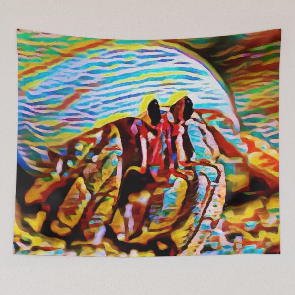 Item preview, Palawan Hermit Fiesta | Painting designed and sold by Christopher Taylor.