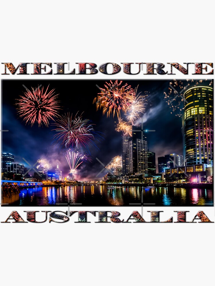 New Year Fireworks, Melbourne Australia by RayW