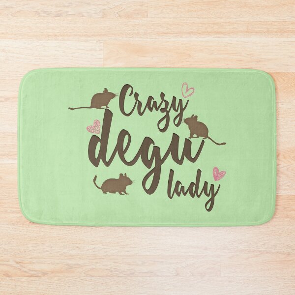 Item preview, Crazy degu lady designed and sold by RatArt Designs.