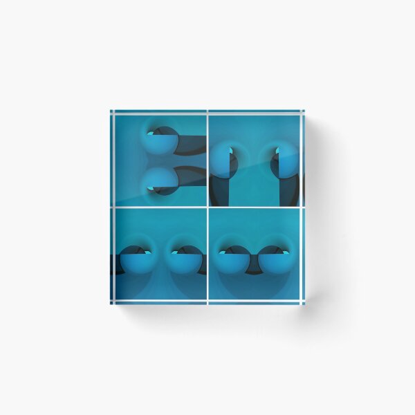 Item preview, faces designed and sold by CurvilinearArt.