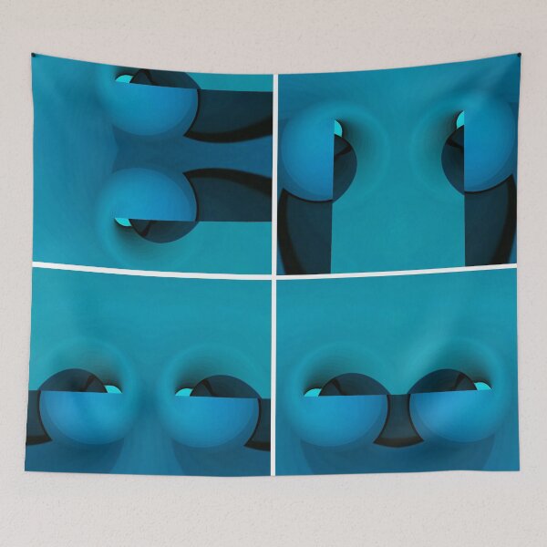 Item preview, faces designed and sold by CurvilinearArt.