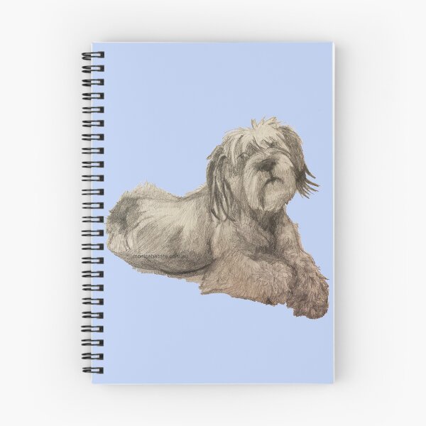 Item preview, Scruffy Dog looking at you, illustration original work designed and sold by MonicaArtist.