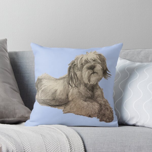 Item preview, Scruffy Dog looking at you, illustration original work designed and sold by MonicaArtist.