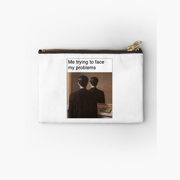 Item preview, Trying to face my problems designed and sold by memeshirtees.