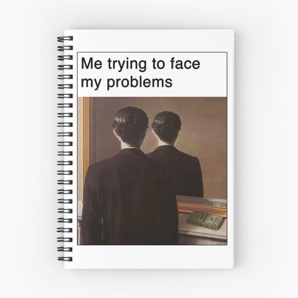 Item preview, Trying to face my problems designed and sold by memeshirtees.