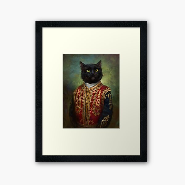 Hermitage Court Moor in casual uniform Framed Art Print