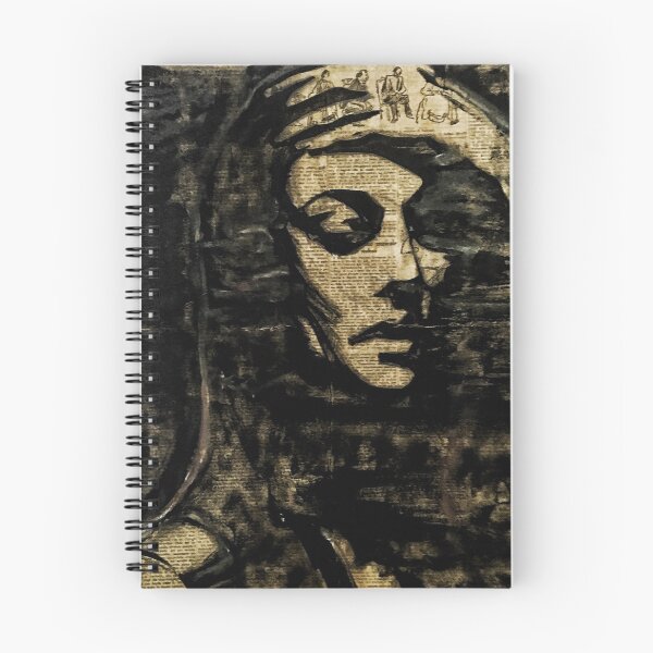 Item preview, Acrylic Monika on Italian newspaper 1927 designed and sold by jvinogradova.