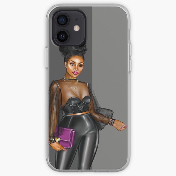 Black Sheer iPhone Soft Case