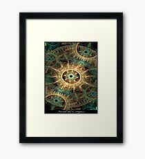 Inside the Compass Framed Print