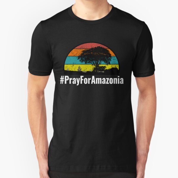 Pray for amazonia Slim Fit T-Shirt