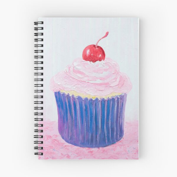 Item preview, Cupcake with strawberry frosting and a cherry designed and sold by MatsonArtDesign.