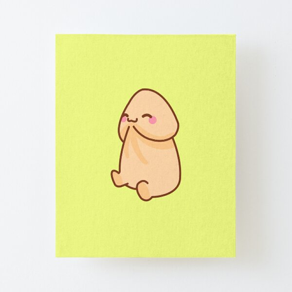 Cute Penis Cute Dick Lgbt Pride Mounted Print For Sale By Mintcorner Redbubble