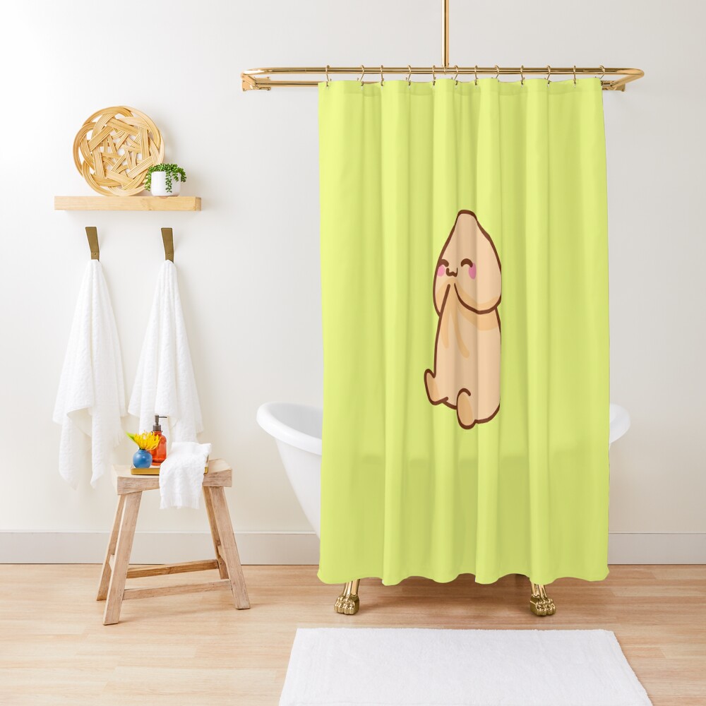 Cute Penis Cute Dick Lgbt Pride Shower Curtain For Sale By Mintcorner Redbubble