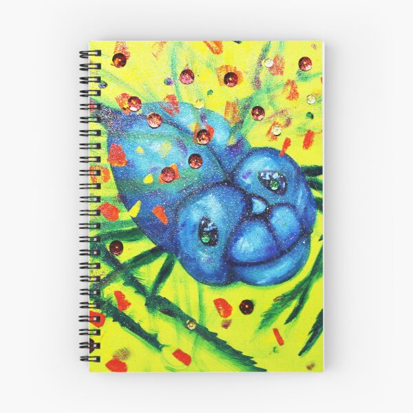 Item preview, Smiling and Friendly Blue Bug with yellow backdrop designed and sold by MonicaArtist.