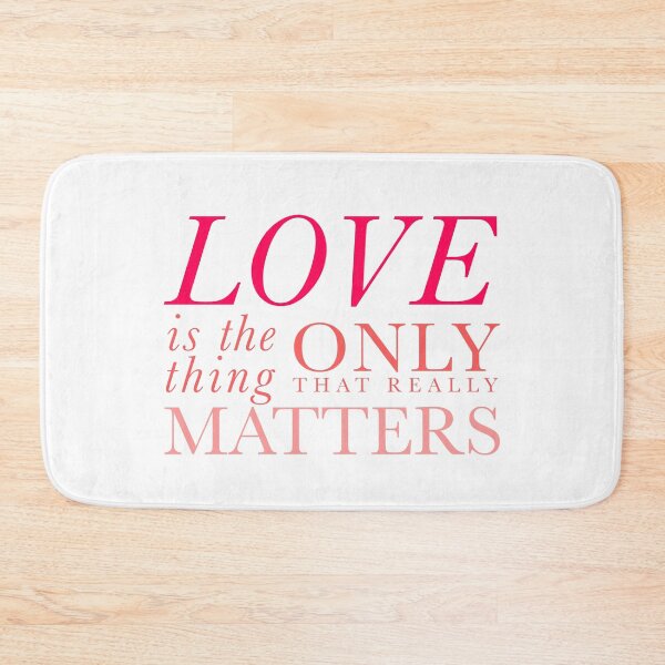 Item preview, Love is the only thing that really matters – pink designed and sold by un-artiges.