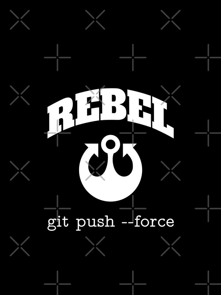 Thumbnail 4 of 4, iPhone Case, Code Rebel - git push --force - Software Developer Design - White designed and sold by geeksta.