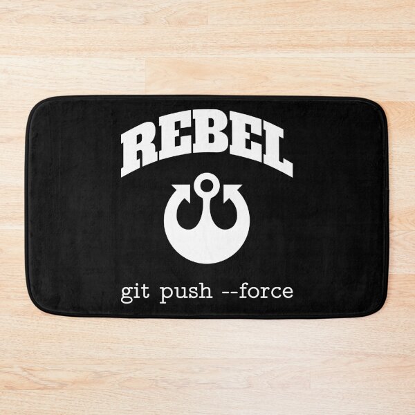 Item preview, Code Rebel - git push --force - Software Developer Design - White designed and sold by geeksta.