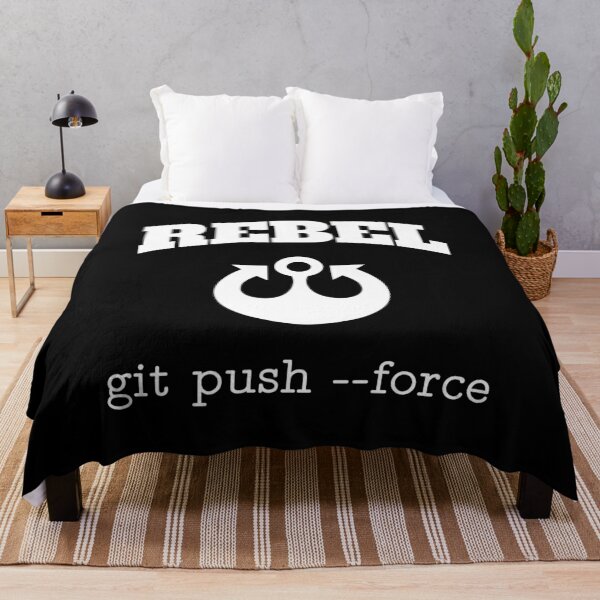 Item preview, Code Rebel - git push --force - Software Developer Design - White designed and sold by geeksta.
