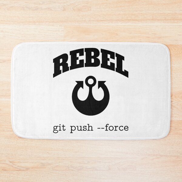 Item preview, Code Rebel - git push --force - Software Developer Design - Black designed and sold by geeksta.