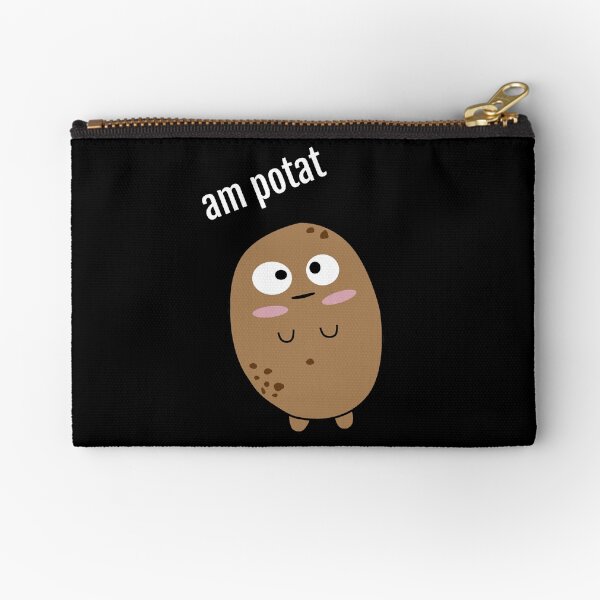 Item preview, Am Potat Potato Cutie Blushing with Squinting Eyes designed and sold by plumpjose.