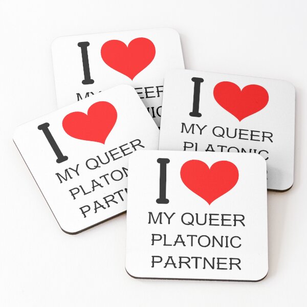 Item preview, I Heart My Queer Platonic Partner designed and sold by JoyofFriendship.
