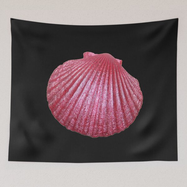 Item preview, Shiny Red Scallop Shell  designed and sold by Niina  Niskanen.