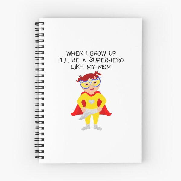 Item preview, Girl Power Female Empowement feminist Statement  - When I Grow up ill be a Superhero Like my Mom  designed and sold by talgursmusthave.