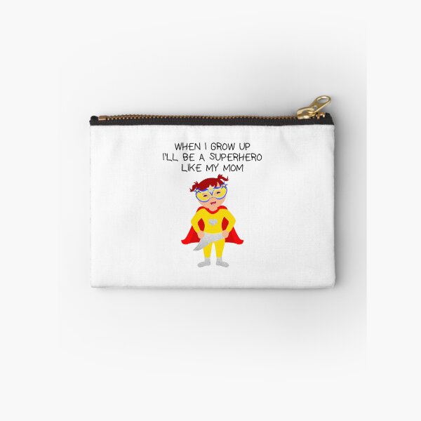 Item preview, Girl Power Female Empowement feminist Statement  - When I Grow up ill be a Superhero Like my Mom  designed and sold by talgursmusthave.
