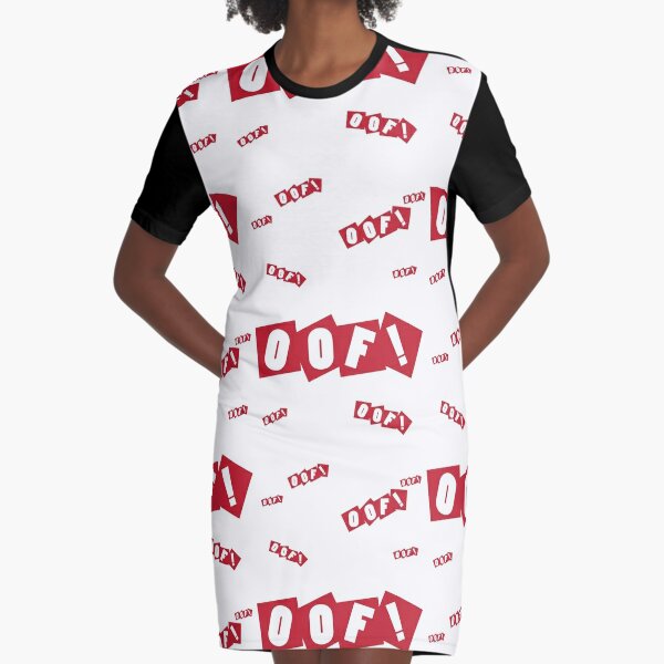 Roblox Oof Graphic T Shirt Dress By Rainbowdreamer Redbubble