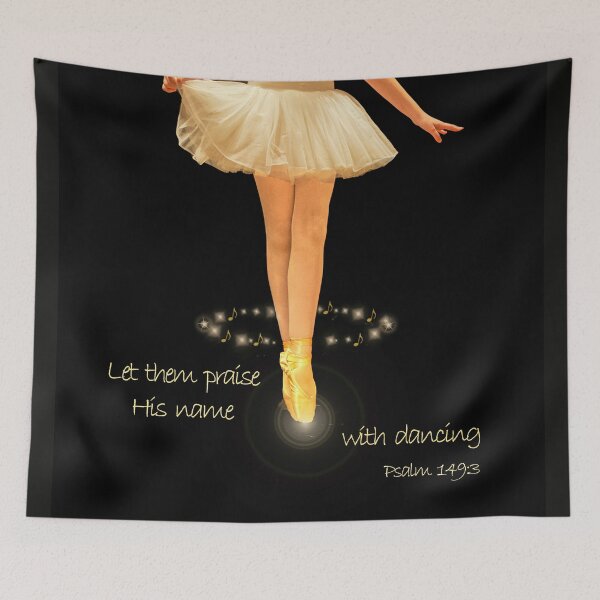Item preview, Praise His Name With Dancing - Ballet Dancer designed and sold by Kathy Weaver.