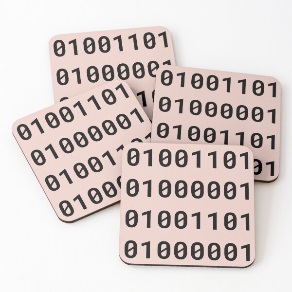 Item preview, Binary MAMA - Black Text Design for Geek/Nerd Mothers designed and sold by geeksta.
