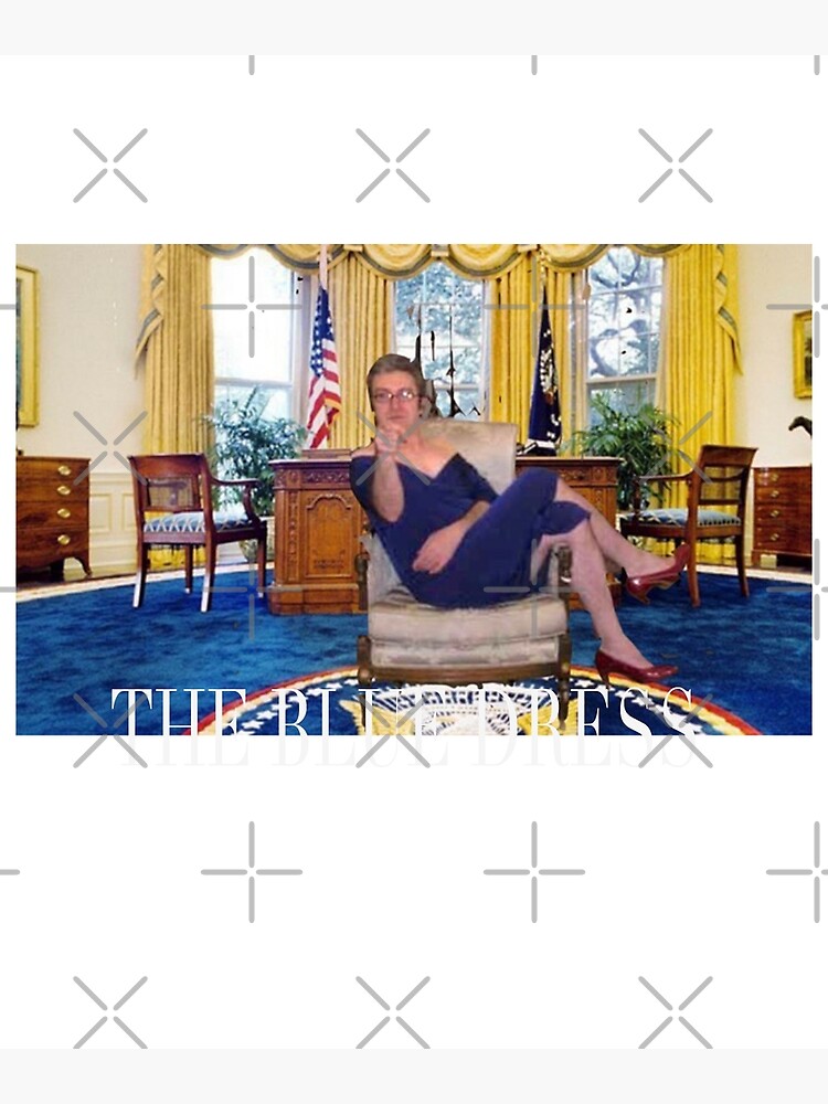 Clinton in Blue Dress " Poster for Sale by sirmichaelnyc | Redbubble Clinton in Blue Dress " Poster for Sale by sirmichaelnyc | Redbubble