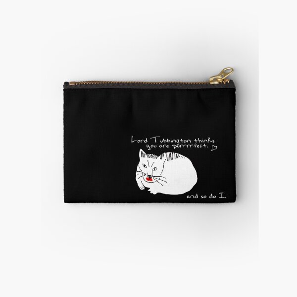 Item preview, Lord Tubbington thinks you're purrrrfect. (Black Version) designed and sold by dolphinvera.
