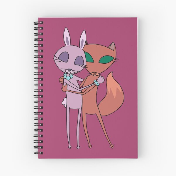 Item preview, Bunny y Kitty Hugging, Coraje el episodio del perro cobarde: La máscara designed and sold by - kha -.